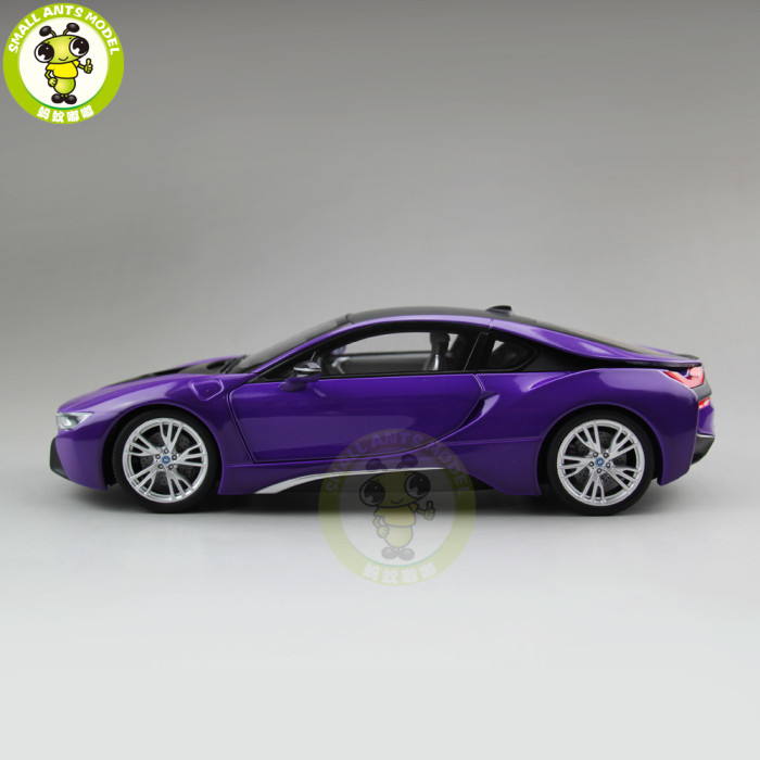 1/18 Paragon BMW i8 Electric sports car Diecast Model Car Toys kids gift collection