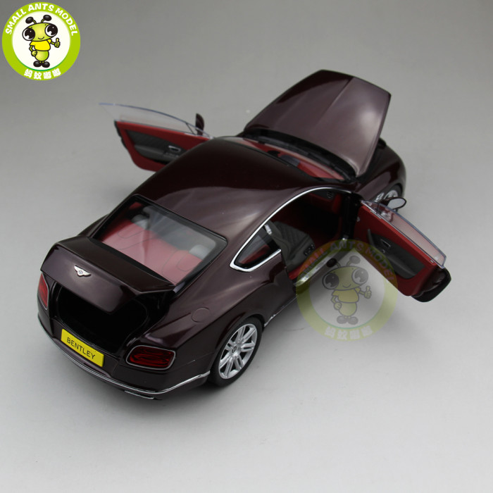 1/18 Paragon Bentley Continental GT Closed Top Diecast Model Car Toys kids gift collection