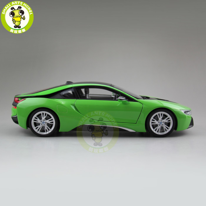 1/18 Paragon BMW i8 Electric sports car Diecast Model Car Toys kids gift collection
