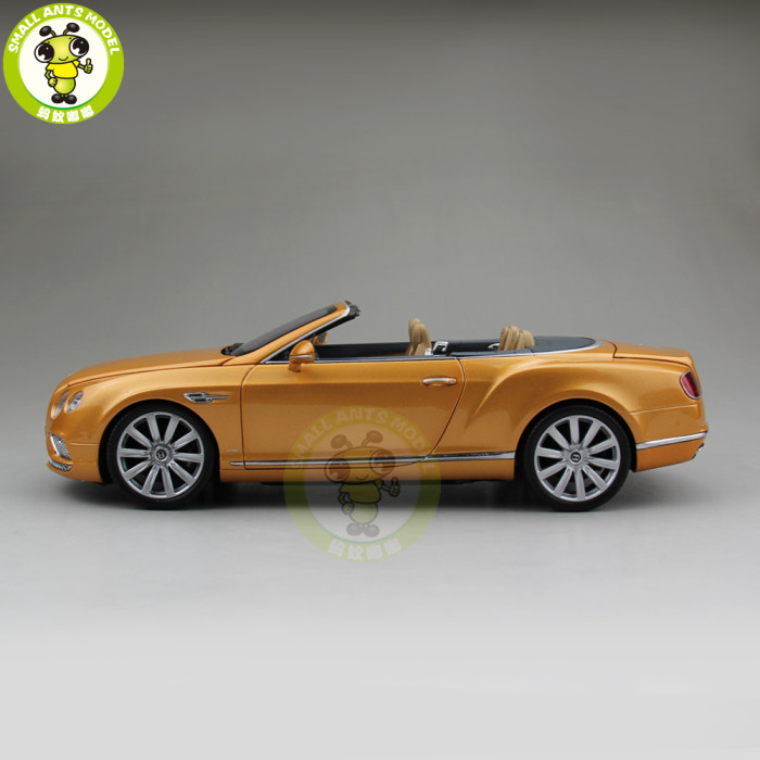 1/18 Paragon Bentley Continental GT Open Top Diecast Model Car Toys kids gift collection