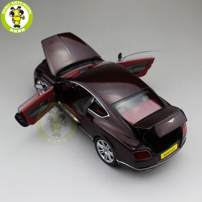 1/18 Paragon Bentley Continental GT Closed Top Diecast Model Car Toys kids gift collection