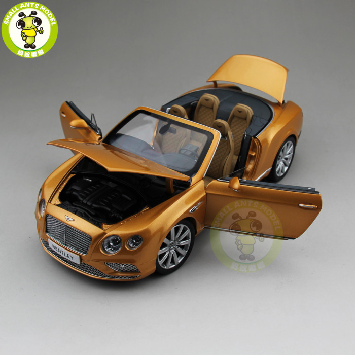 1/18 Paragon Bentley Continental GT Open Top Diecast Model Car Toys kids gift collection