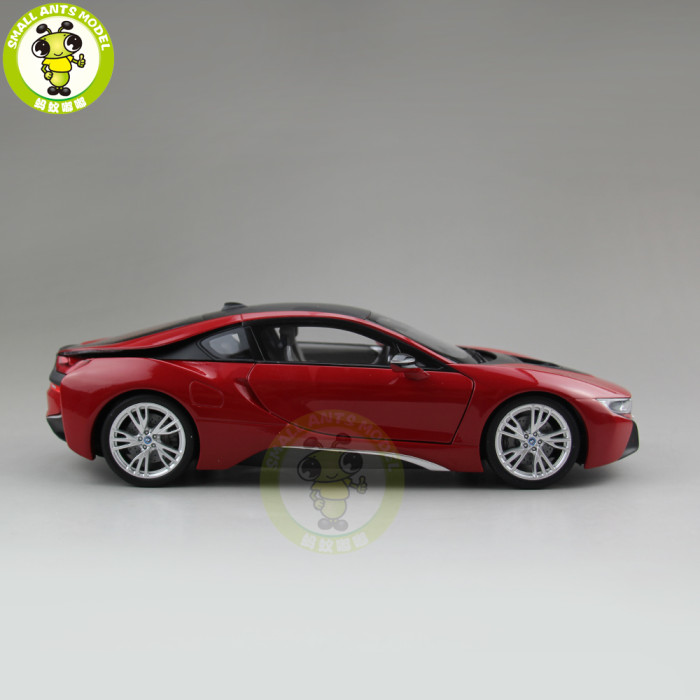 1/18 Paragon BMW i8 Electric sports car Diecast Model Car Toys kids gift collection