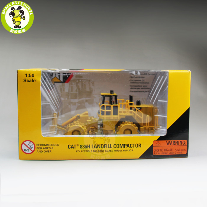 1/50 CAT 836H Landfill Compactor Norscot 55205 Caterpillar Diecast Model Car