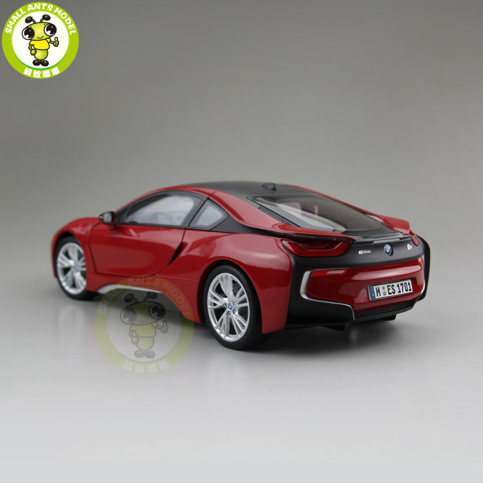 1/18 Paragon BMW i8 Electric sports car Diecast Model Car Toys kids gift collection