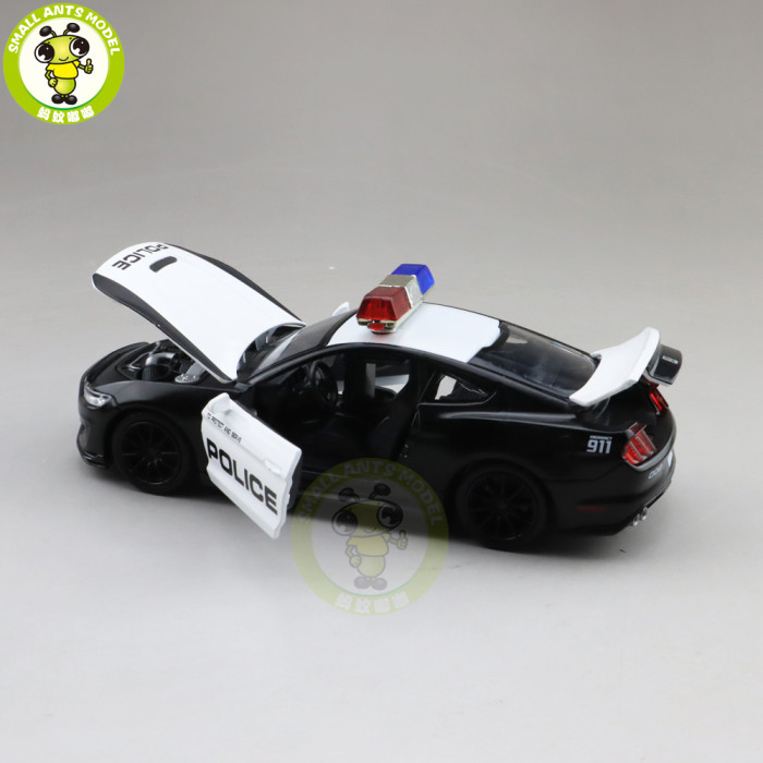 1/32 Ford Mustang Shelby Police Car Diecast Model Toys Car Boys Girls Kids Gifts