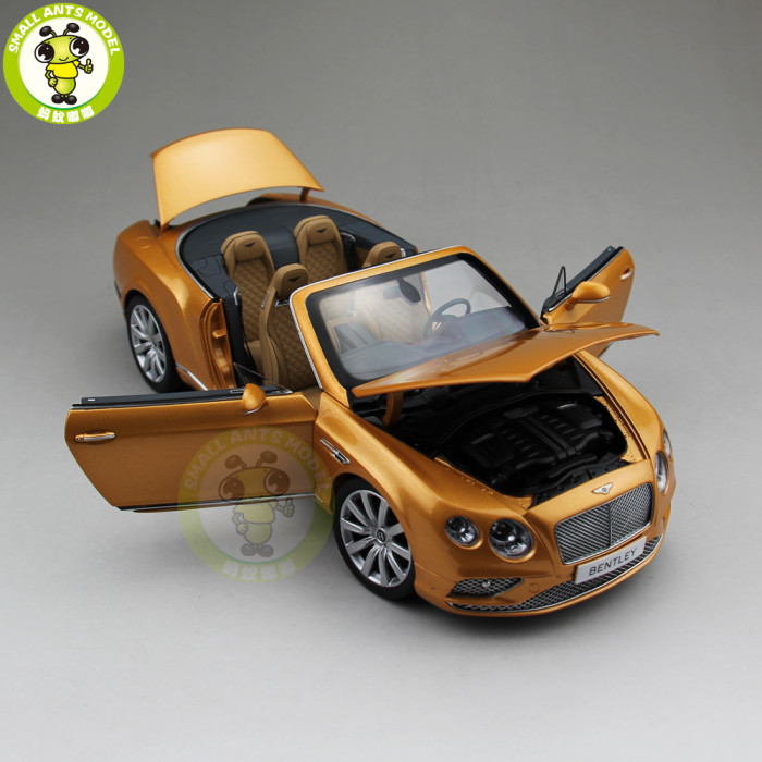1/18 Paragon Bentley Continental GT Open Top Diecast Model Car Toys kids gift collection