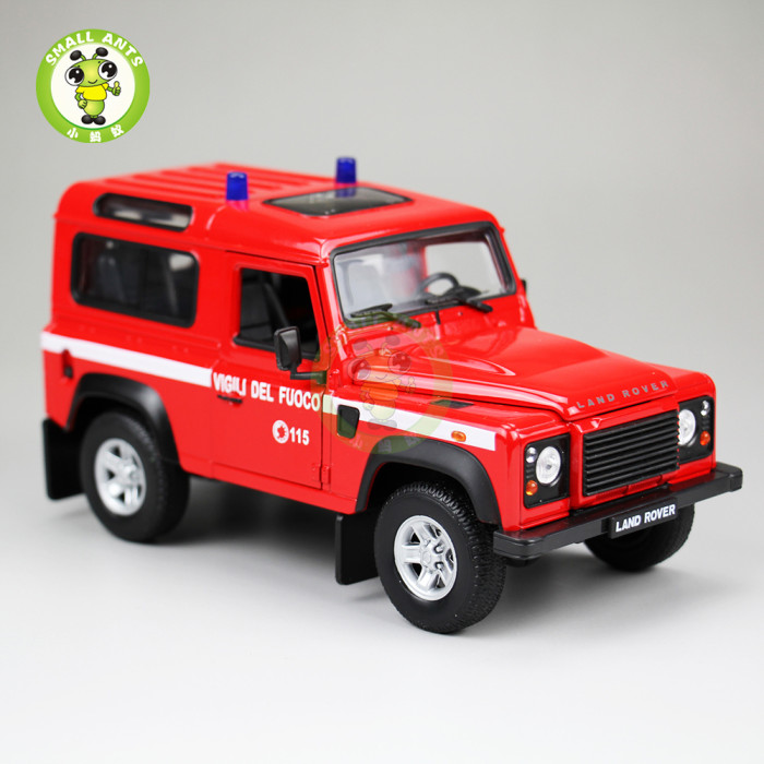 1/24 Land Rover Defender 90 Welly Diecast Model Car Suv Toys Kids Gifts