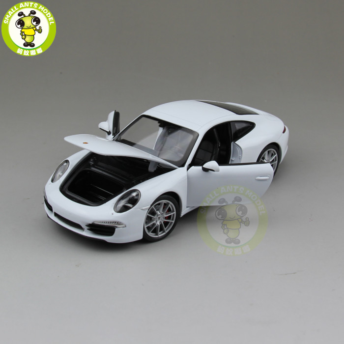 1/24 Porsche 911 991 Carrera S Welly Diecast Model Car Toys Kids