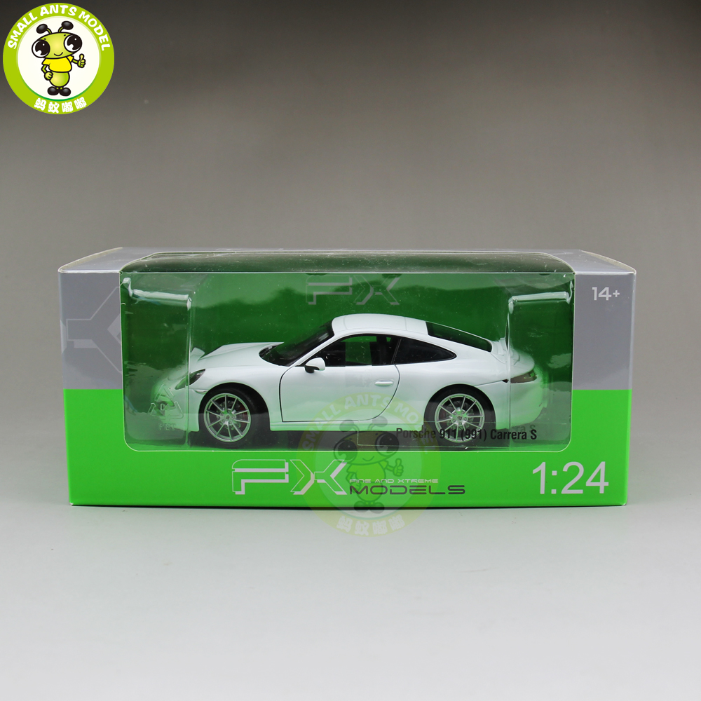 1/24 Porsche 911 991 Carrera S Welly Diecast Model Car Toys Kids