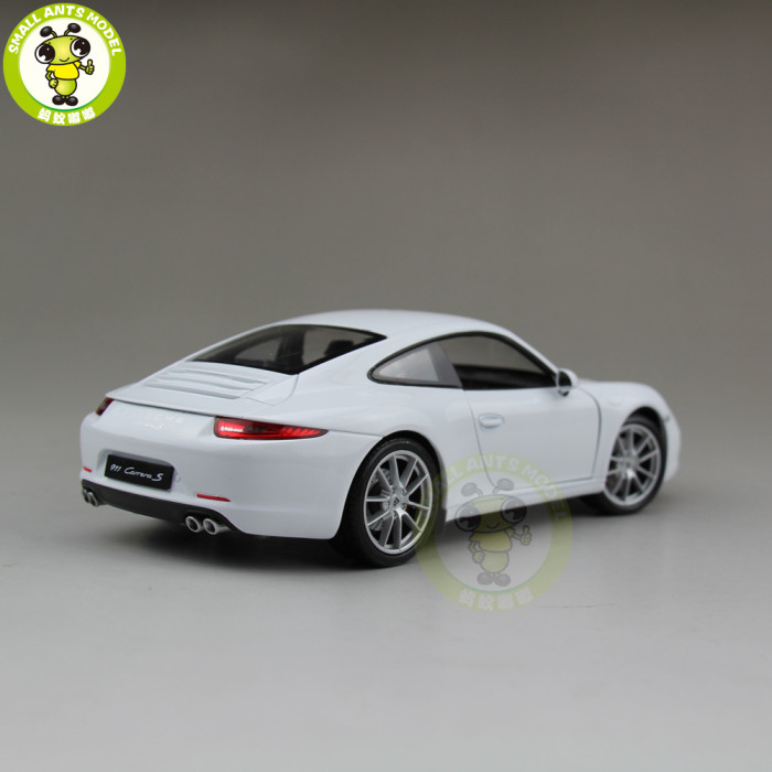 1/24 Porsche 911 991 Carrera S Welly Diecast Model Car Toys Kids