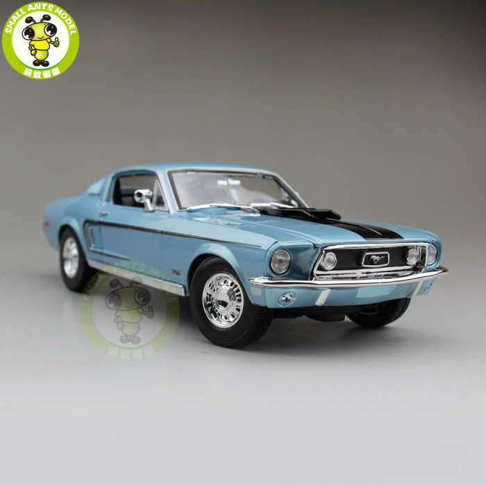1/18 1968 Ford Mustang GT Cobra Jet Maisto 31167 Diecast Model Car Toys Kids Gifts