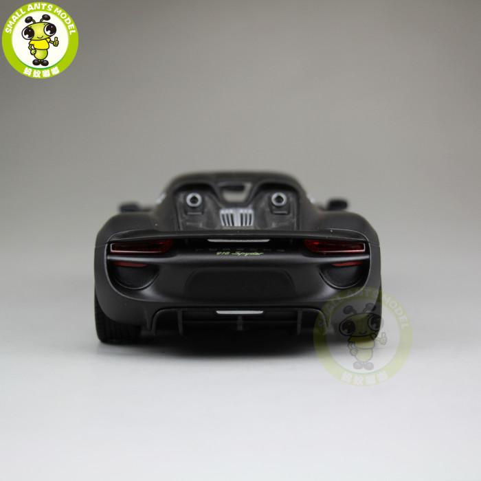 1/24 Porsche 918 SPYDER Closed Top Welly Diecast Model Car Toys Kids Gifts