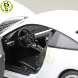 1/24 Porsche 911 991 Carrera S Welly Diecast Model Car Toys Kids Gifts