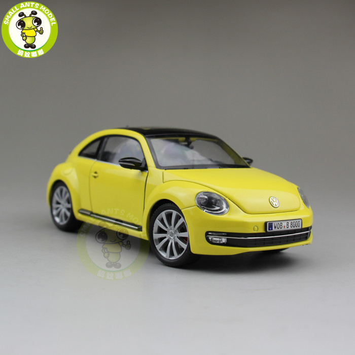 1/24 VW Volkswagen New Beetle Welly Diecast Model Car Toys for Kids Gifts