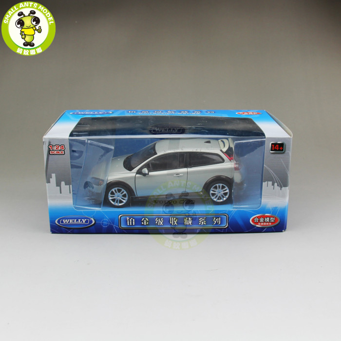 1/24 Volvo C30 Welly Diecast Model Car Toys Kids Gifts