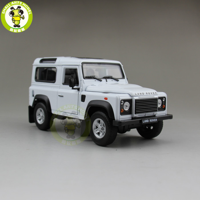 1/24 Land Rover Defender 90 Welly Diecast Model Car Suv Toys Kids Gifts