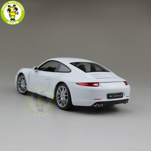 1/24 Porsche 911 991 Carrera S Welly Diecast Model Car Toys Kids