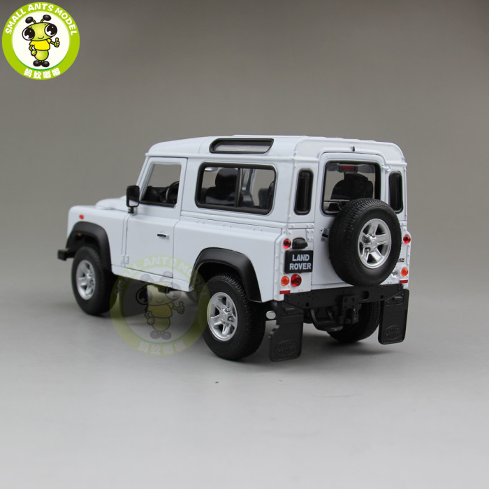 1/24 Land Rover Defender 90 Welly Diecast Model Car Suv Toys Kids Gifts