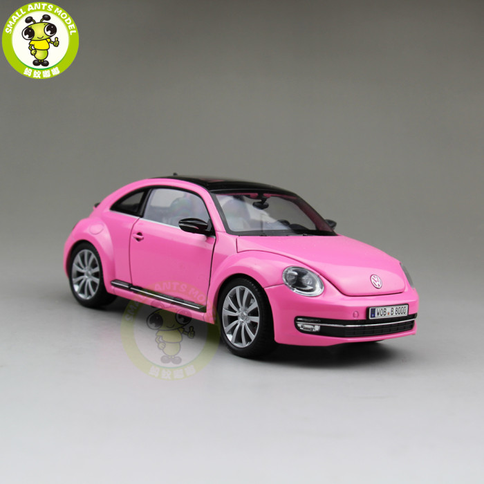 1/24 VW Volkswagen New Beetle Welly Diecast Model Car Toys for Kids Gifts