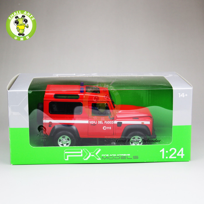 1/24 Land Rover Defender 90 Welly Diecast Model Car Suv Toys Kids Gifts