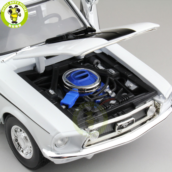 1/18 1968 Ford Mustang GT Cobra Jet Maisto 31167 Diecast Model Car Toys Kids Gifts