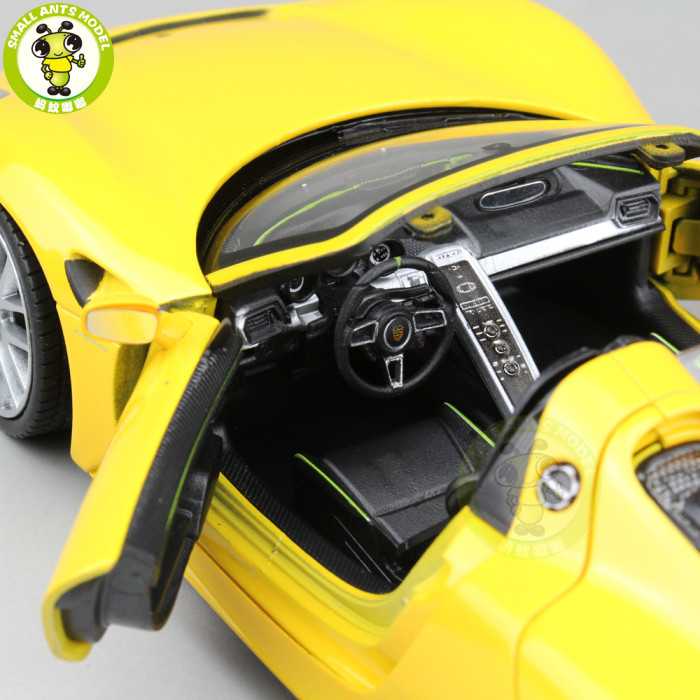 1/24 Porsche 918 SPYDER Closed Top Welly Diecast Model Car Toys Kids Gifts