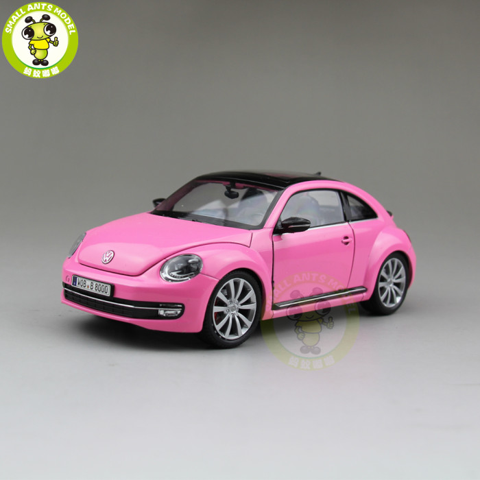 1/24 VW Volkswagen New Beetle Welly Diecast Model Car Toys for Kids Gifts