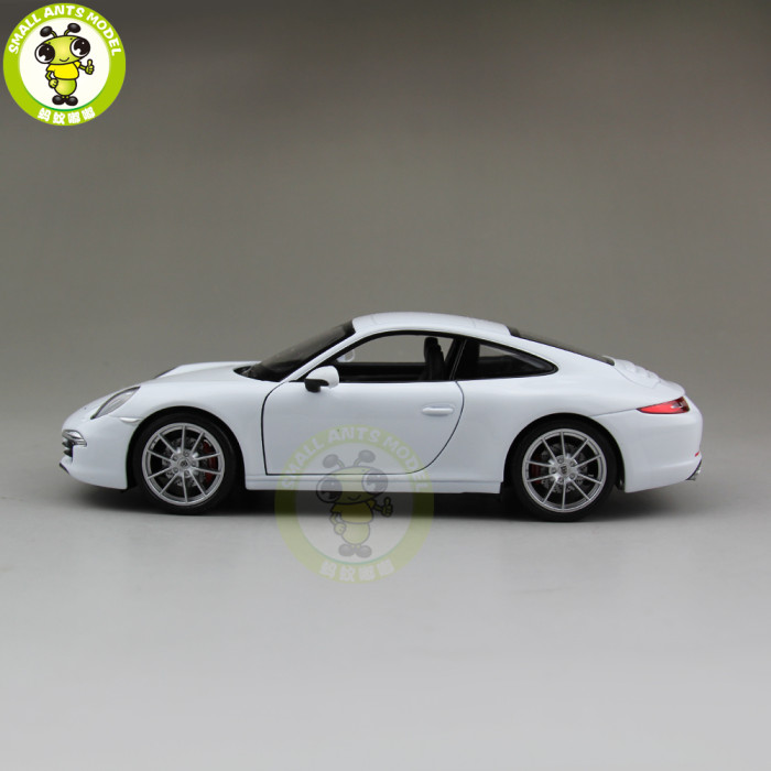 1/24 Porsche 911 991 Carrera S Welly Diecast Model Car Toys Kids