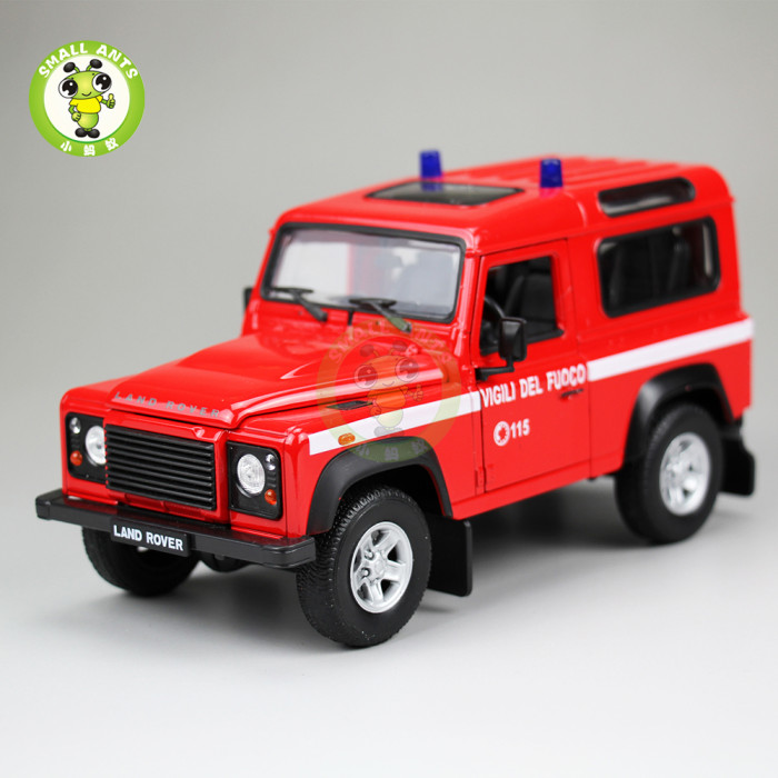 1/24 Land Rover Defender 90 Welly Diecast Model Car Suv Toys Kids Gifts