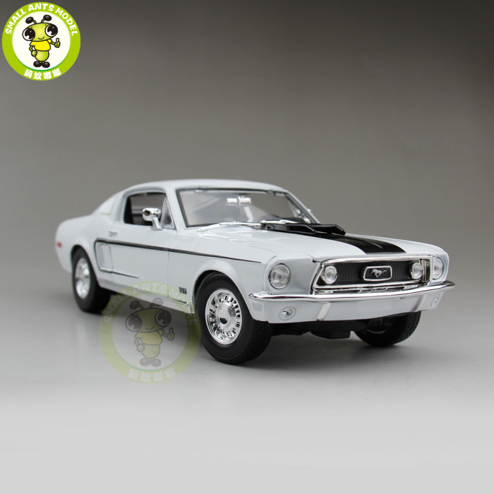 1/18 1968 Ford Mustang GT Cobra Jet Maisto 31167 Diecast Model Car Toys Kids Gifts