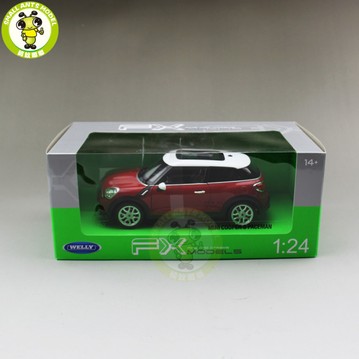 1/24 BMW MINI Cooper S Paceman Welly Diecast Model Car Toys Kids Gifts