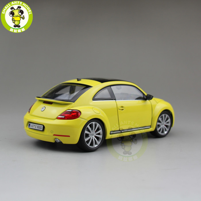 1/24 VW Volkswagen New Beetle Welly Diecast Model Car Toys for Kids Gifts