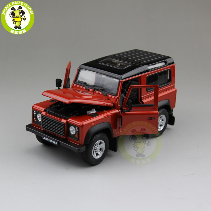 1/24 Land Rover Defender 90 Welly Diecast Model Car Suv Toys Kids Gifts