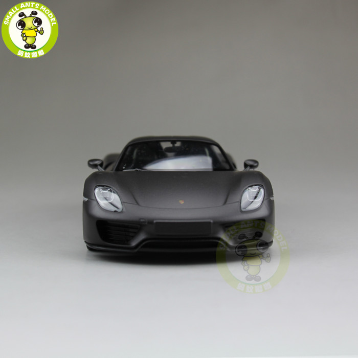 1/24 Porsche 918 SPYDER Closed Top Welly Diecast Model Car Toys Kids Gifts