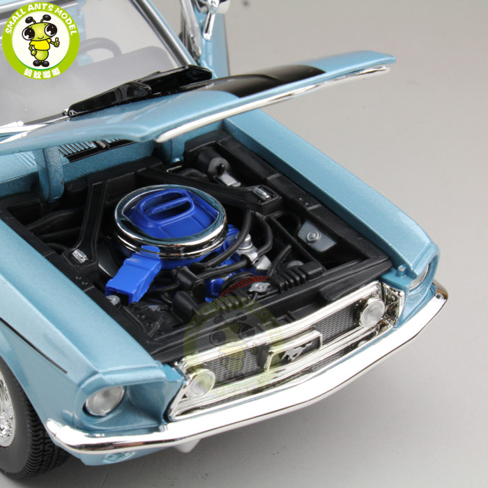 1/18 1968 Ford Mustang GT Cobra Jet Maisto 31167 Diecast Model Car Toys Kids Gifts