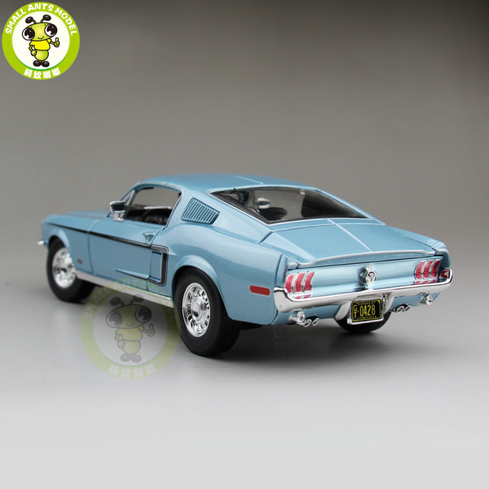 1/18 1968 Ford Mustang GT Cobra Jet Maisto 31167 Diecast Model Car Toys Kids Gifts