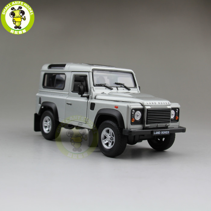 1/24 Land Rover Defender 90 Welly Diecast Model Car Suv Toys Kids Gifts