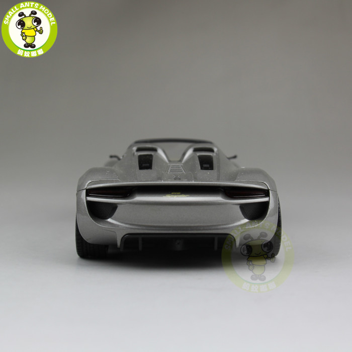 1/24 Porsche 918 SPYDER open Top Welly Diecast Model Car Toys Kids Gifts