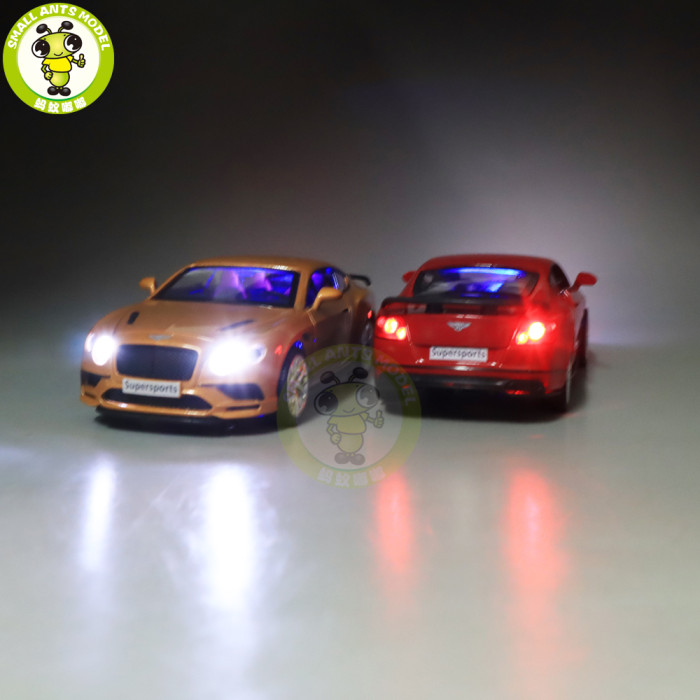1/33 Bentley Continental Supersports Diecast Model Toys Kids Car Boys Gifts