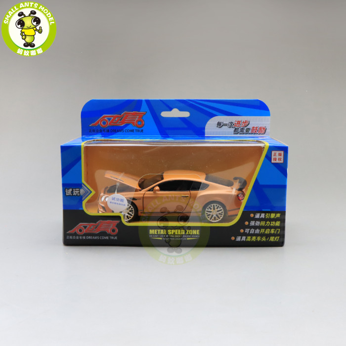 1/33 Bentley Continental Supersports Diecast Model Toys Kids Car Boys Gifts