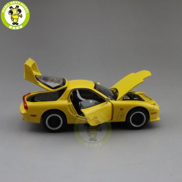 1/32 JACKIEKIM MAZDA RX-7 RX 7 Diecast Model CAR Toys for kids children Sound Lighting gifts