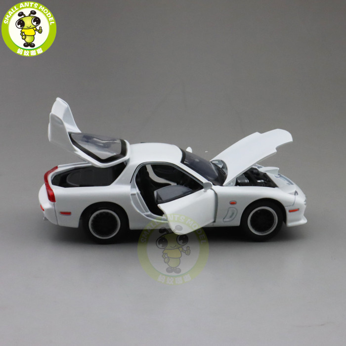 1/32 JACKIEKIM MAZDA RX-7 RX 7 Diecast Model CAR Toys for kids children Sound Lighting gifts