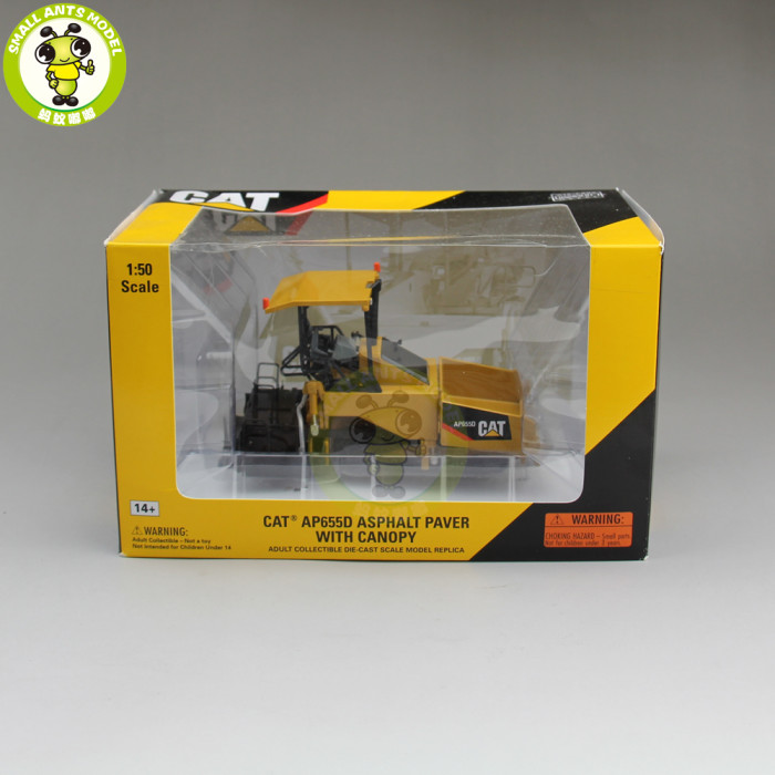 1/50 Caterpillar AP655D ASPHALT PAVER WITH CANOPY CAT 55258