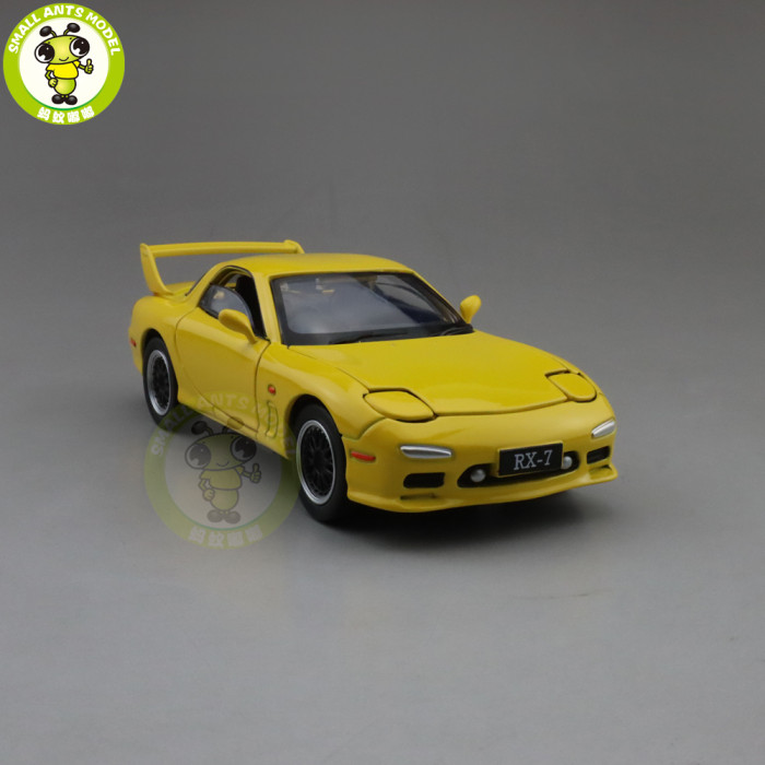 1/32 JACKIEKIM MAZDA RX-7 RX 7 Diecast Model CAR Toys for kids children Sound Lighting gifts