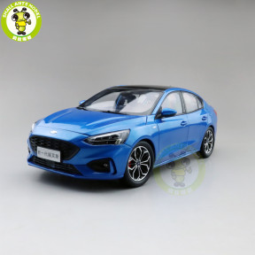 1/18 Ford Focus 2019 Diecast Metal Model Car Toys Boys Girls Gifts Blue