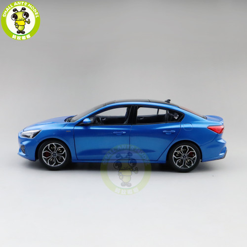 1/18 Ford Focus 2019 Diecast Metal Model Car Toys Boys Girls Gifts Blue