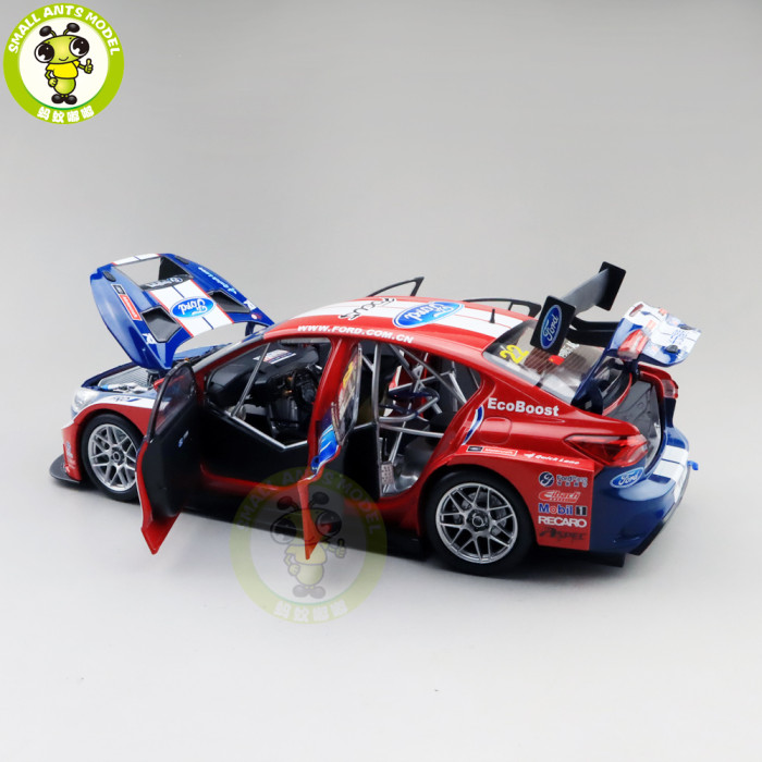 1/18 Ford Focus 2019 CTCC Racing Car Diecast Model Car Toys Boys Girls Gifts
