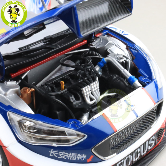 1/18 Ford Focus 2019 CTCC Racing Car Diecast Model Car Toys Boys Girls Gifts