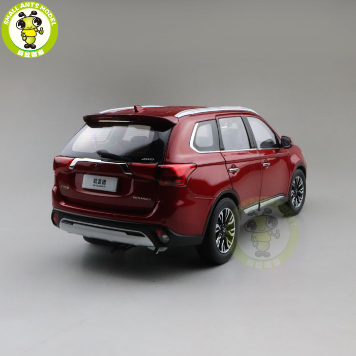 1/18 Mitsubishi New OUTLANDER 2019 Diecast Metal Car SUV Model Toys kids Boy Girl Gift Collection